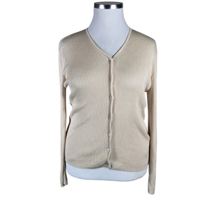 Naisten Marks&Spencer - Neuletakki, koko 42 - Beige (1)