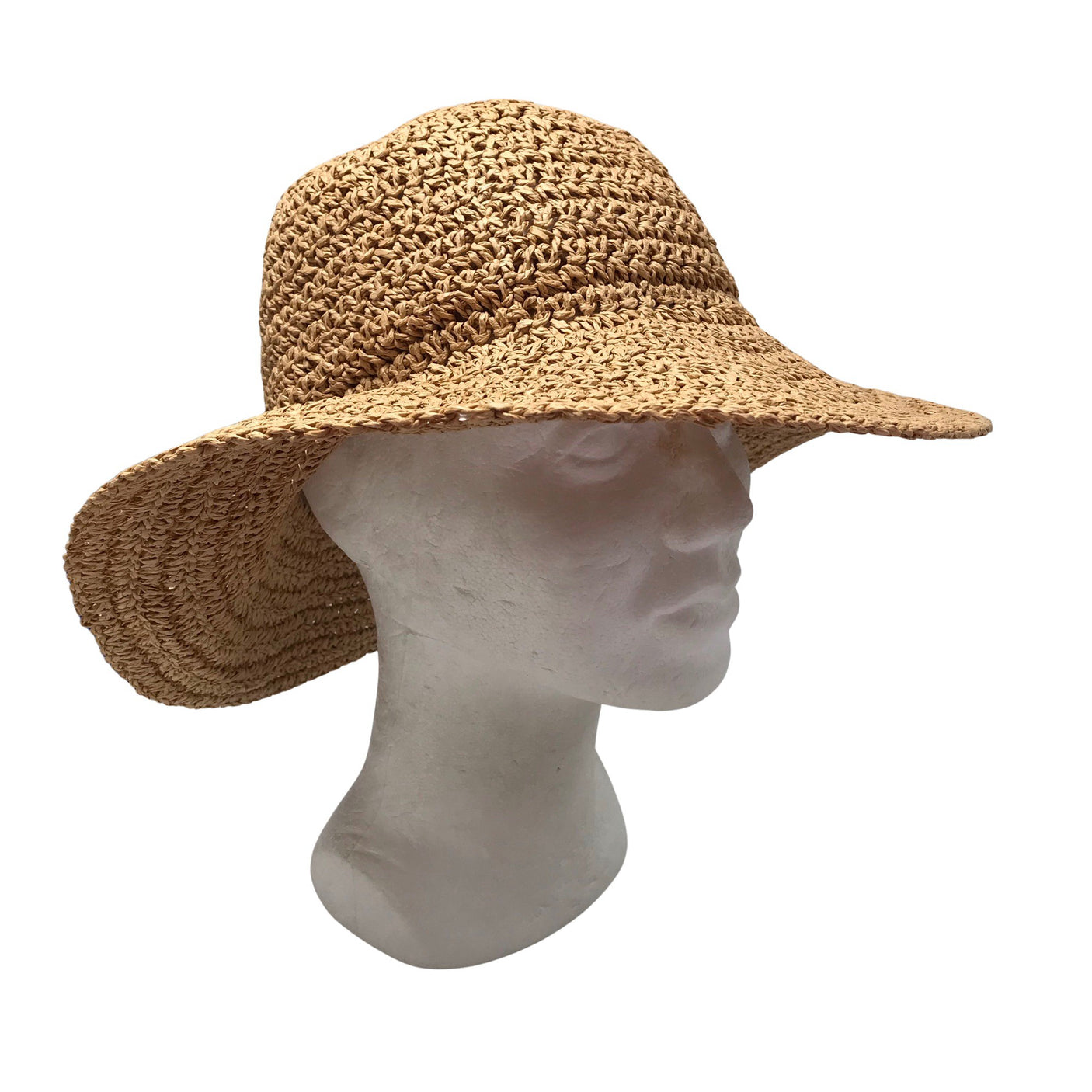 Naisten We Fashion - Kesähattu, koko 54 - 56 cm - Ruskea (1)