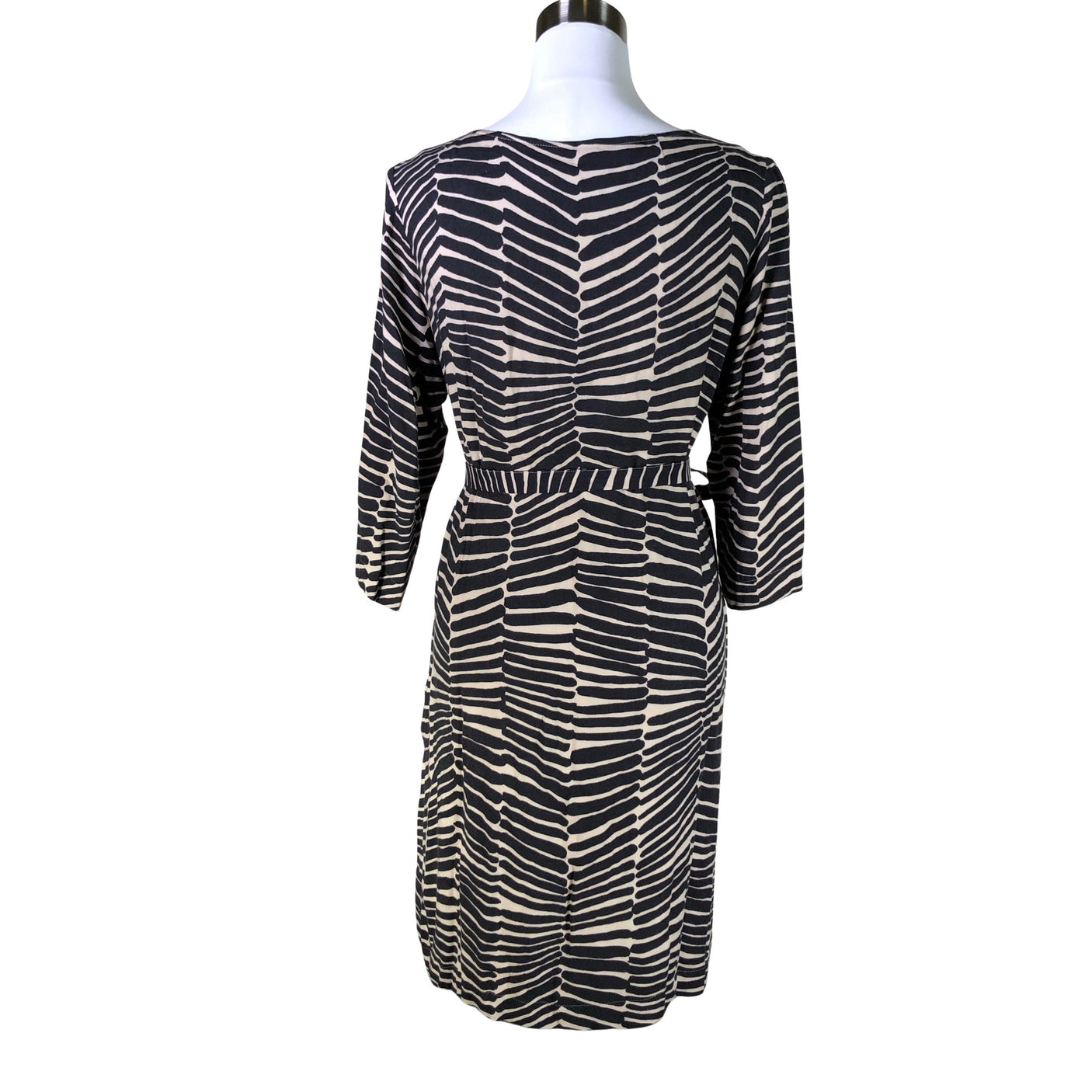 Naisten Marimekko - Sifonkimekko, koko 38 - Beige (2)