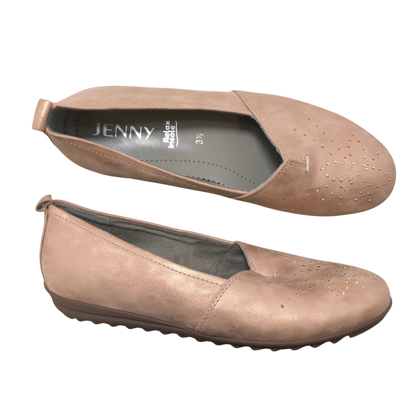 Naisten Jenny - Ballerinat, koko 36 - Vaaleanpunainen (1)