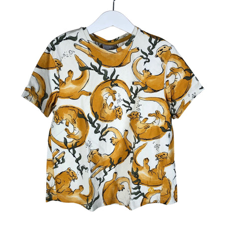 Unisex NOSH - T-paita, koko 122 - 128 - Luonnonvalkoinen ()