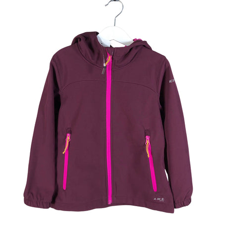 Unisex Icepeak - Softshell-takki, koko 116 - 122 - Viininpunainen ()