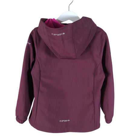 Unisex Icepeak - Softshell-takki, koko 116 - 122 - Viininpunainen (2)