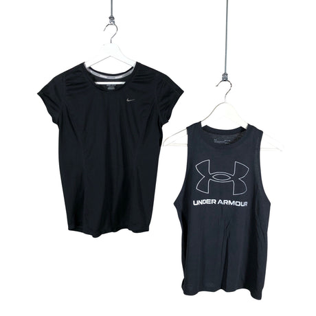 Naisten Nike - Urheilupaita, lyhyet hihat, koko 38 - Musta ()