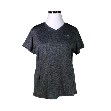 Naisten Li-ning - Urheilupaita, lyhyet hihat, koko 44 - Harmaa ()