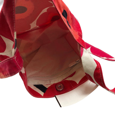 Naisten Marimekko - Olkalaukku, koko Midi - Punainen (2)
