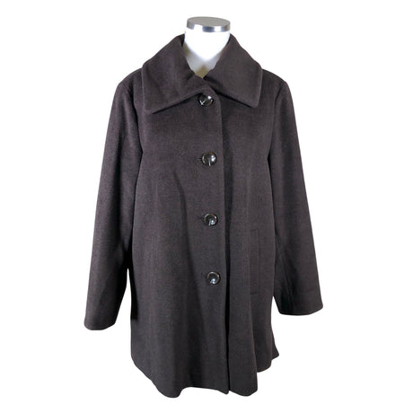 Naisten Dixi Coat - Villakangastakki, koko 46 - Ruskea ()