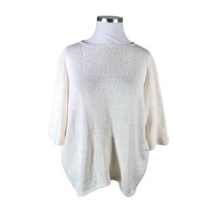 Naisten Handmade - Neulepaita, koko 50 - Luonnonvalkoinen (1)