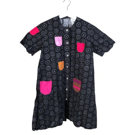 Tyttöjen Marimekko - Kangasmekko, koko 140 - 146 - Musta ()