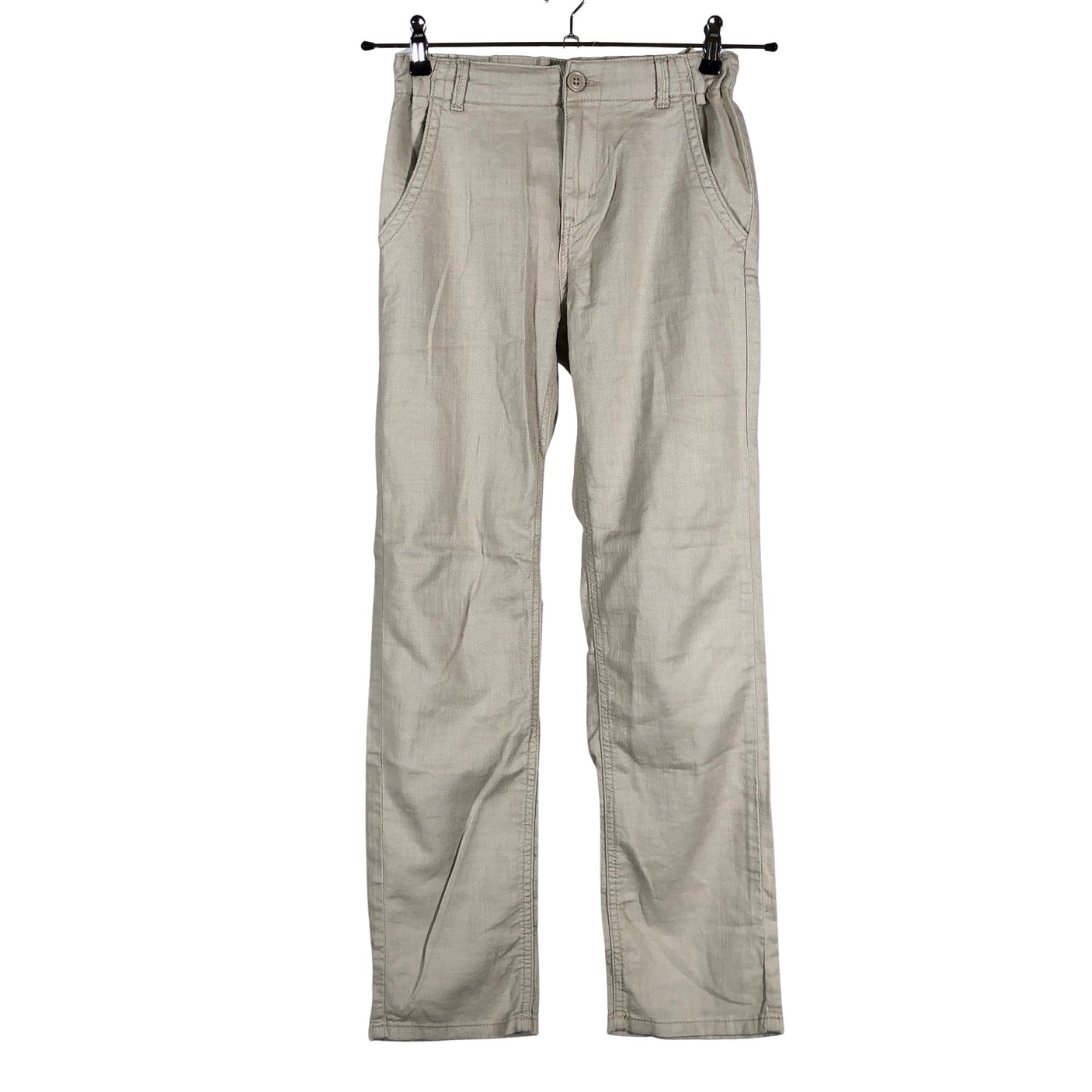 Tyttöjen Lindex - Kangashousut, koko 152 - 158 - Beige (1)