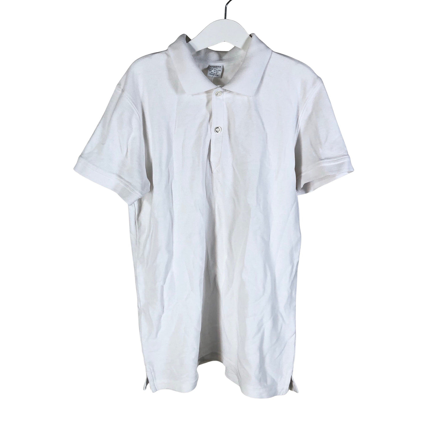 Unisex Lindex - Pikeepaita, koko 146 - 152 - Valkoinen (1)
