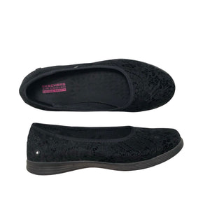 Naisten Skechers - Ballerinat, koko 37 - Musta (1)