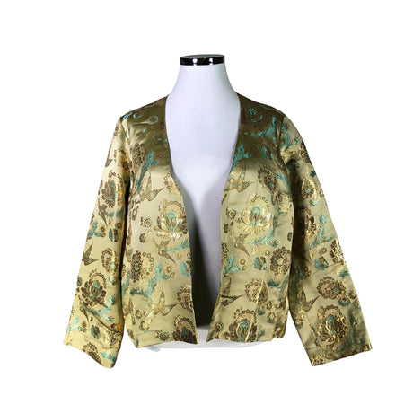 Naisten Handmade - Juhlajakku, koko 42 - Kulta ()