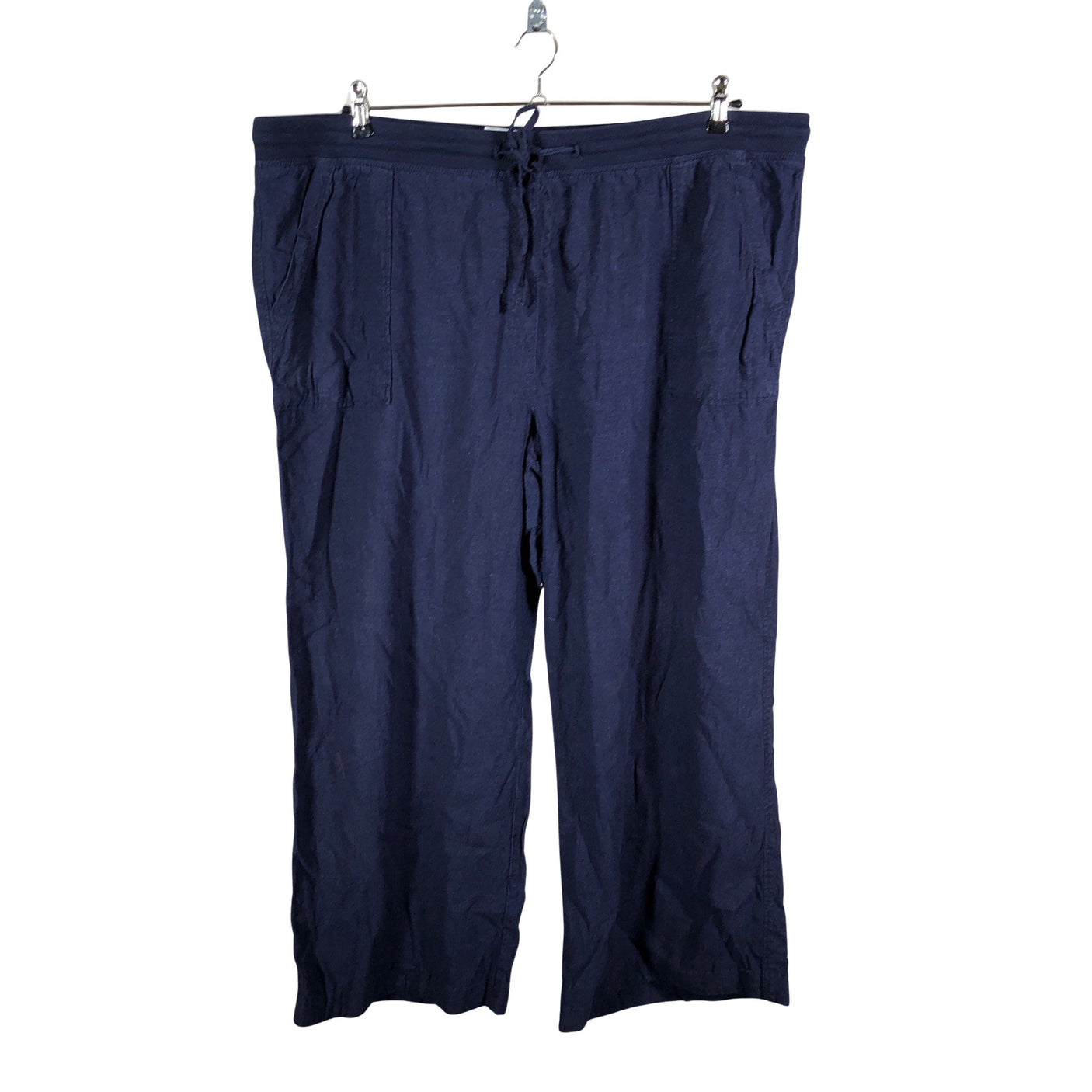 Naisten Marks&Spencer - Kangashousut, koko 52 - Sininen (1)
