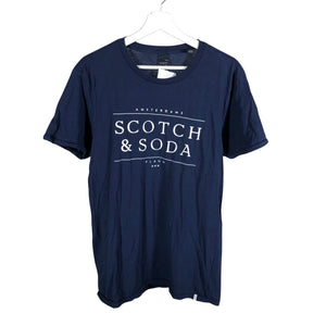 Miesten Scotch&Soda - T-paita, koko L - Sininen (1)