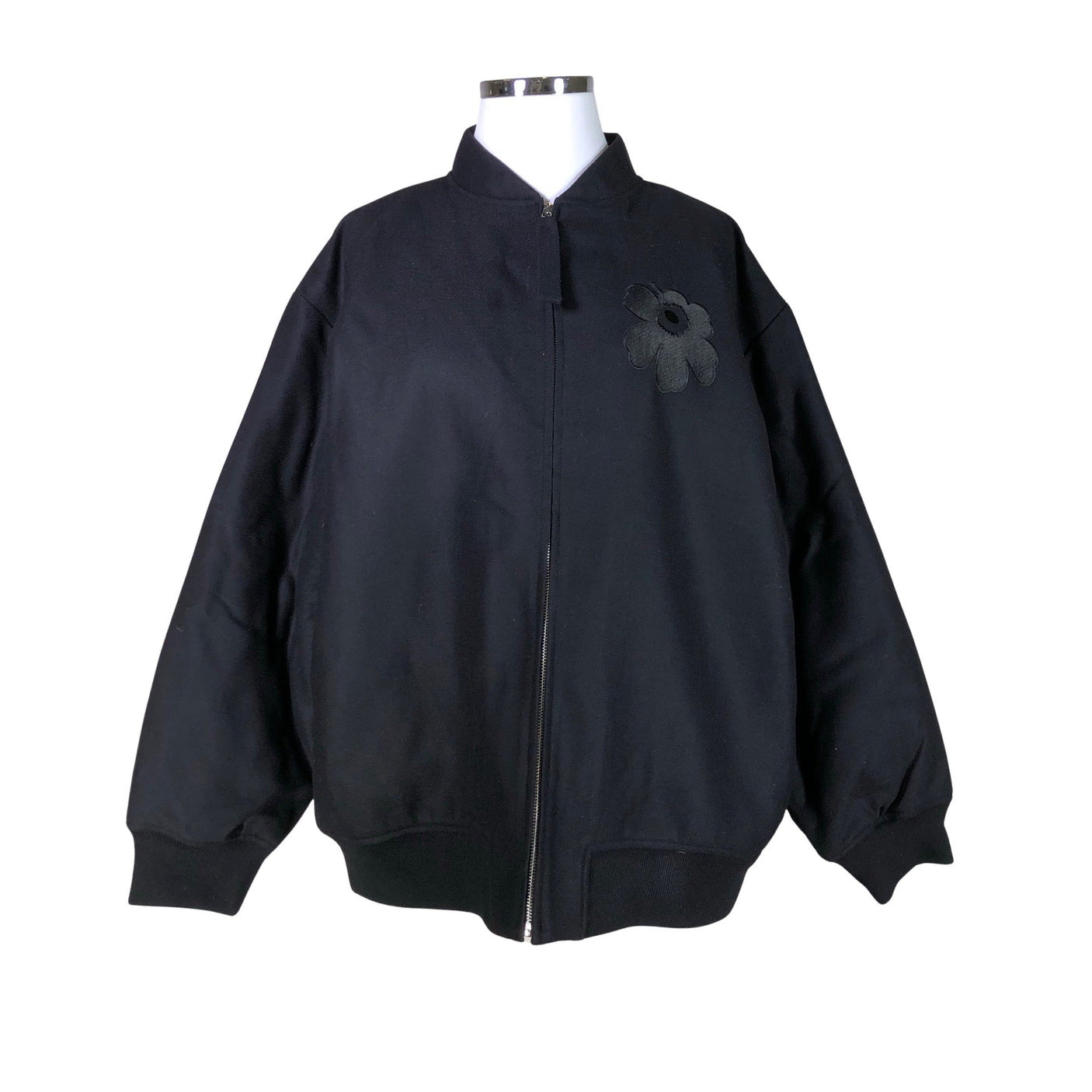 Naisten Marimekko - Villakangastakki, koko 44 - Musta (1)