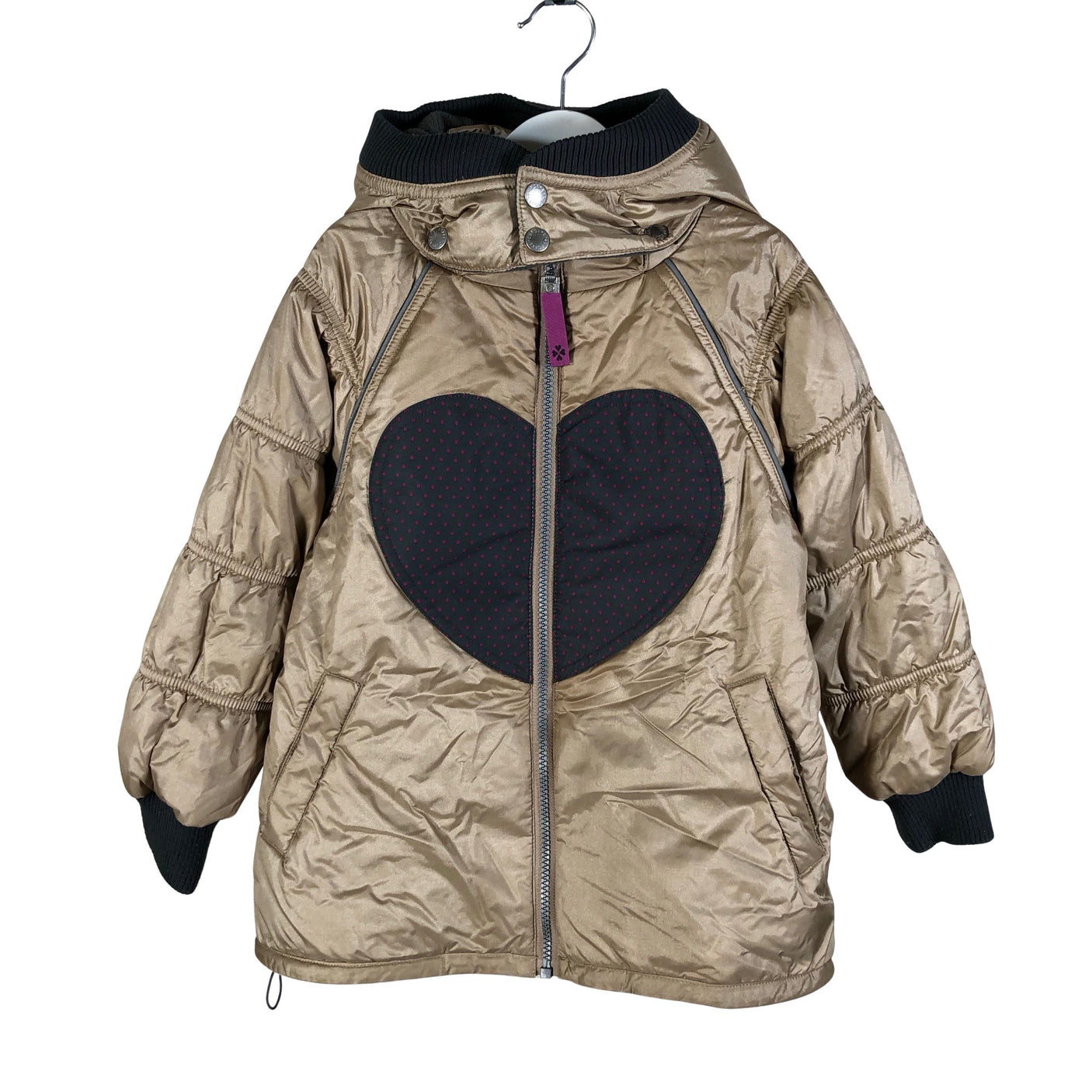 Tyttöjen Cupcake - Toppatakki, koko 110 - 116 - Beige (1)