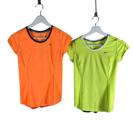 Naisten Nike - Urheilupaita, lyhyet hihat, koko 34 - Keltainen ()