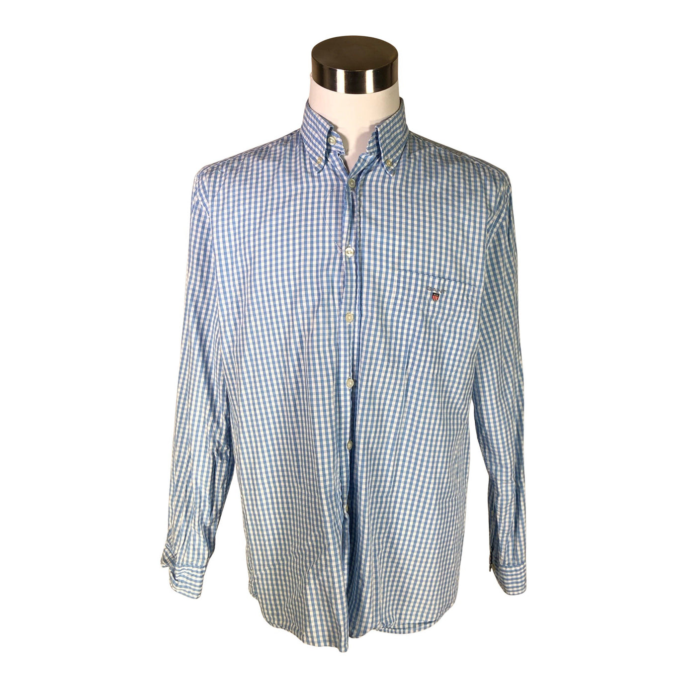 Miesten Gant - Kauluspaita, koko L - Vaaleansininen (1)