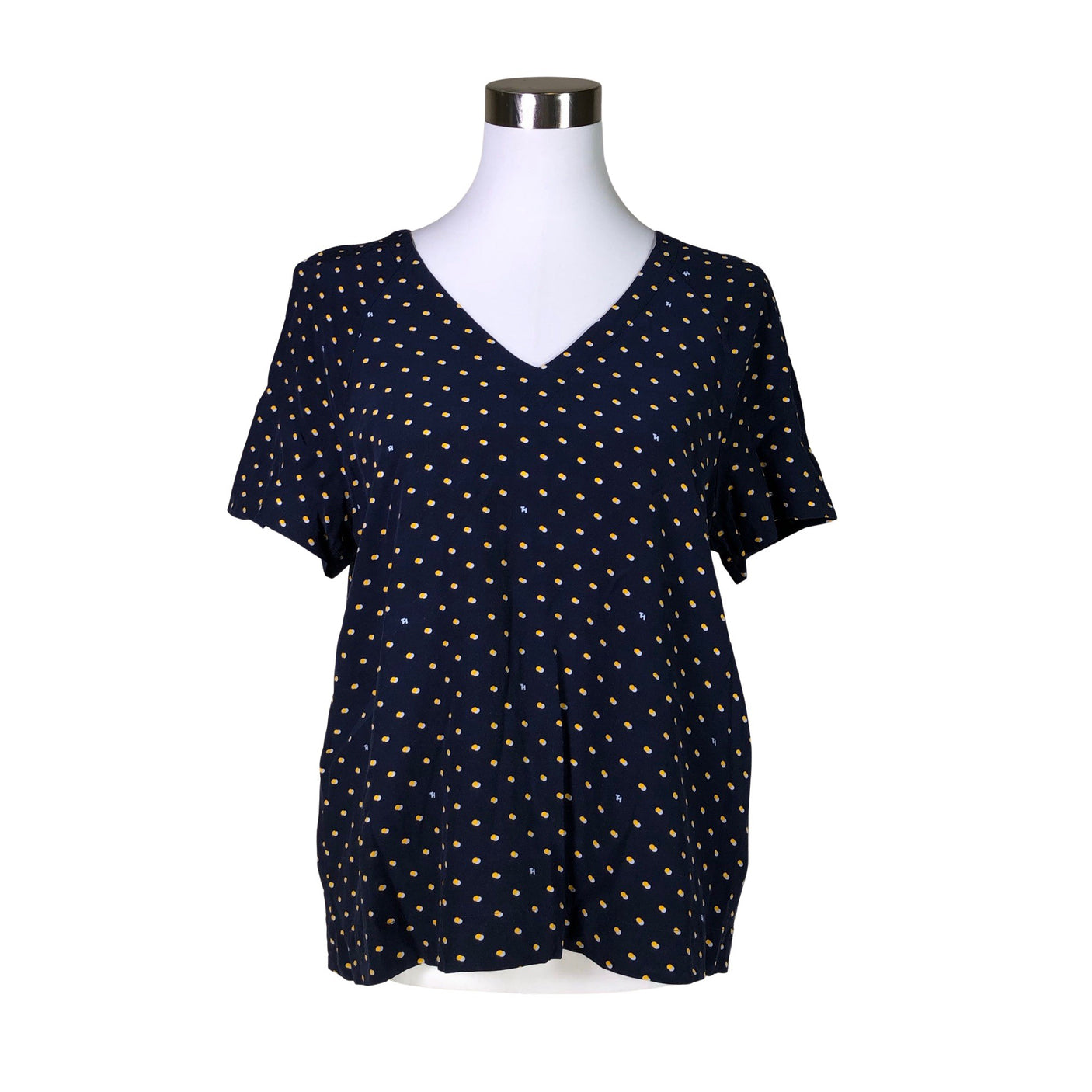 Naisten Tommy Hilfiger - Lyhythihainen pusero, koko 40 - Sininen (1)