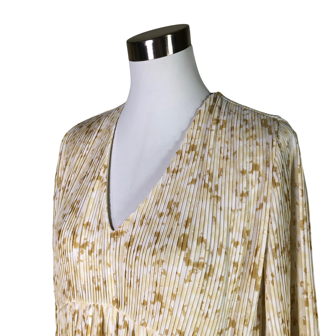 Naisten Samsoe&Samsoe - Sifonkimekko, koko 34 - Beige (3)