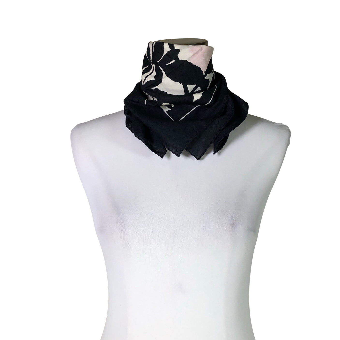 Naisten Marimekko - Huivi, koko Midi - Musta (1)