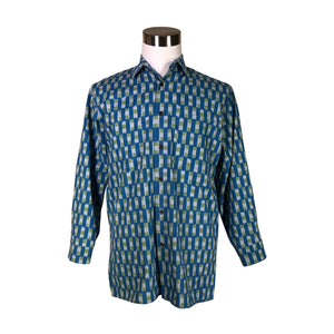 Miesten Marimekko - Kauluspaita, koko S - Sininen (1)
