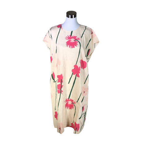 Naisten Marimekko - Sifonkimekko, koko 38 - Beige ()