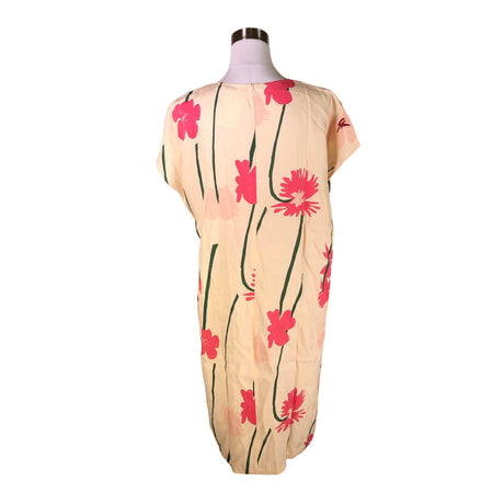 Naisten Marimekko - Sifonkimekko, koko 38 - Beige (2)
