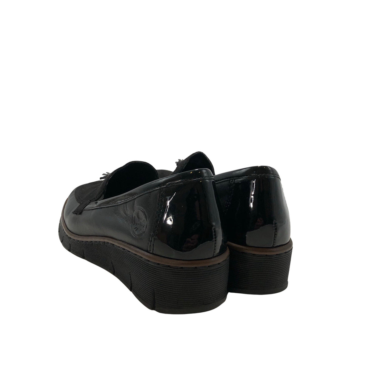 Naisten Rieker - Loaferit, koko 40 - Musta (2)