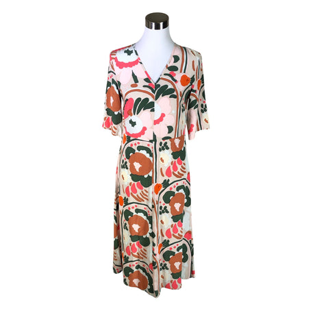 Naisten Marimekko - Sifonkimekko, koko 34 - Beige ()