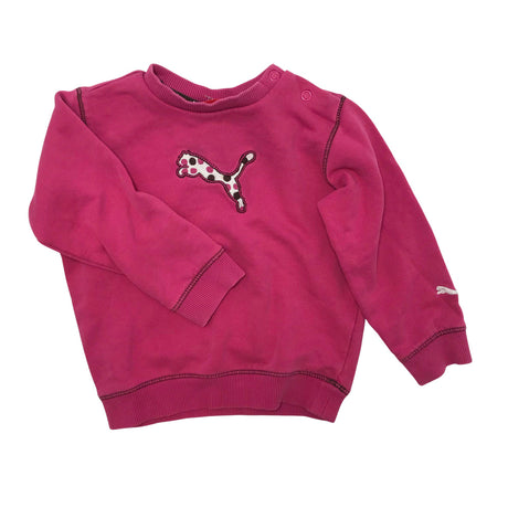 Tyttöjen Puma - Collegepaita, koko 68 - 74 - Pinkki ()