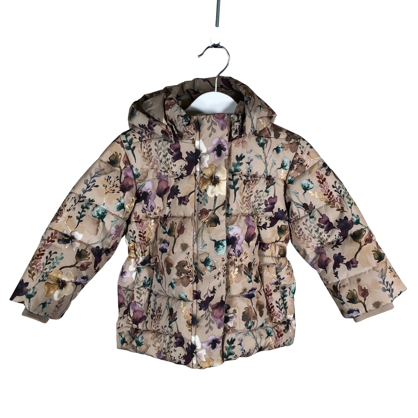 Tyttöjen Name It - Toppatakki, koko 74 - 80 - Ruskea (1)