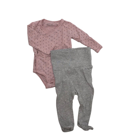 Tyttöjen Lindex - Kietaisubody, koko 50 - 56 - Vaaleanpunainen ()