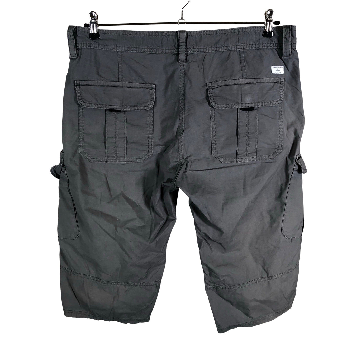 Miesten s.Oliver - Shortsit, koko W34 - Harmaa (2)