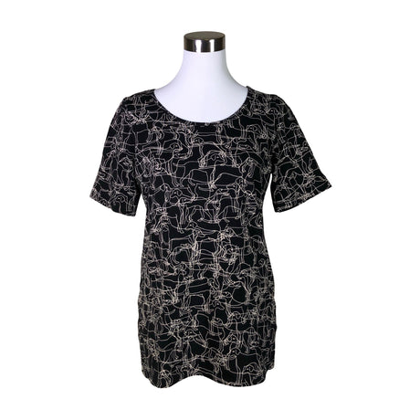 Naisten Marimekko - T-paita, koko 40 - Musta ()