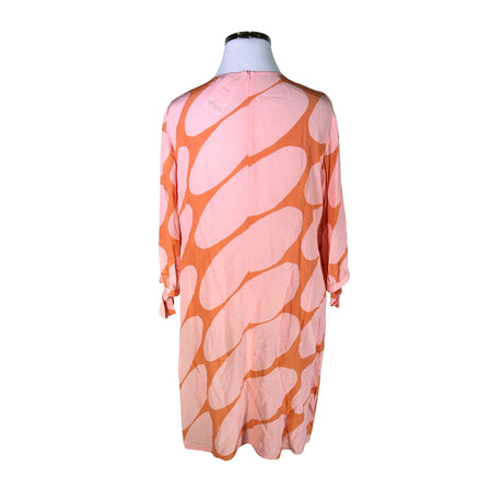 Naisten Marimekko - Sifonkimekko, koko 42 - Oranssi (2)