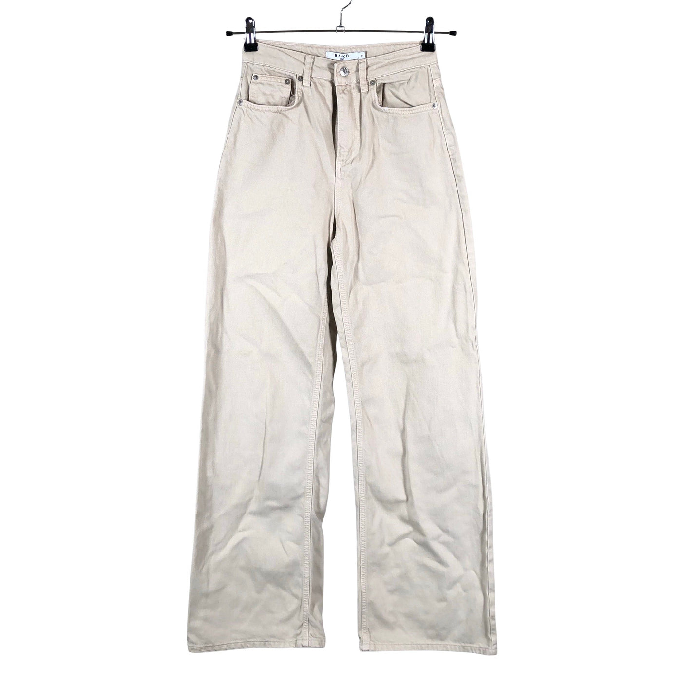 Naisten Na-KD - Farkut, koko 34 - Beige (1)