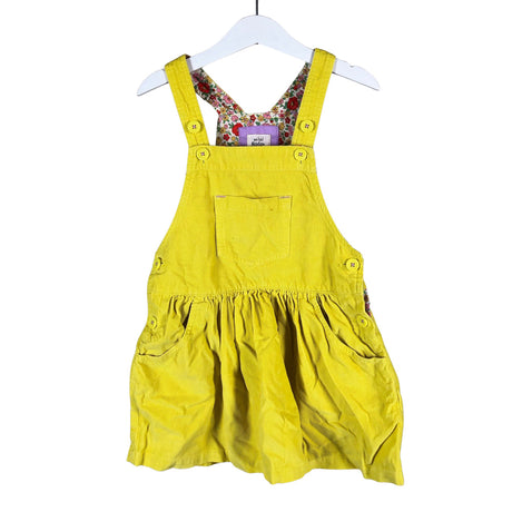 Tyttöjen Mini Boden - Kangasmekko, koko 104 - 110 - Keltainen ()
