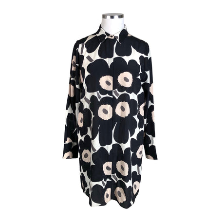 Naisten Marimekko - Sifonkimekko, koko 44 - Musta ()