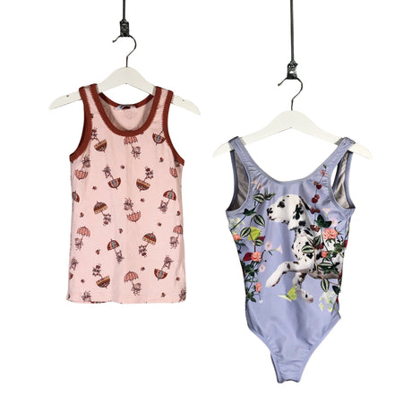 Tyttöjen Molo Kids - Uimapuku, koko 122 - 128 - Violetti ()