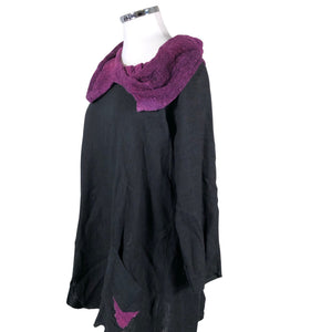 Naisten Boutique Heeben - Kangastunika, koko 46 - Musta (3)