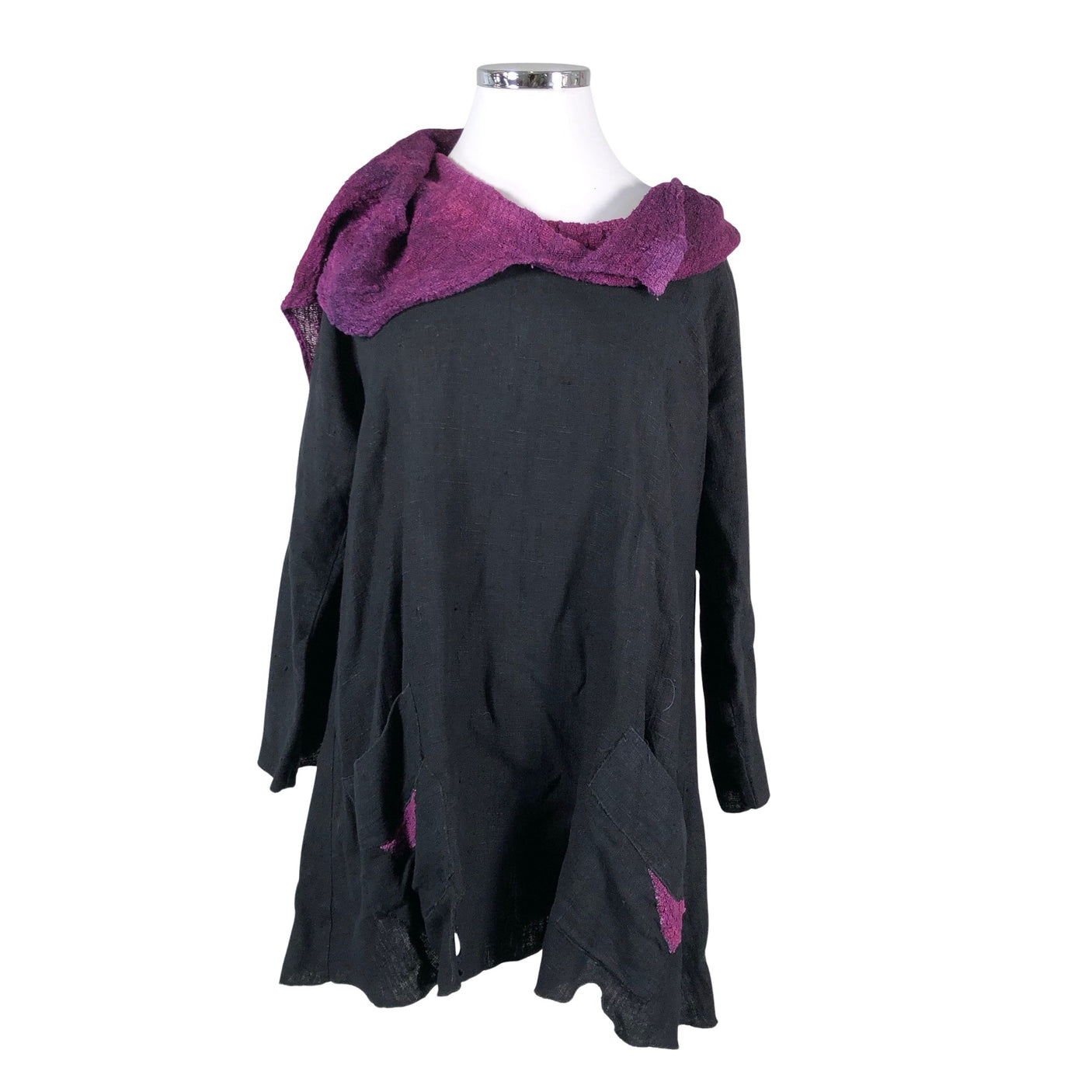 Naisten Boutique Heeben - Kangastunika, koko 46 - Musta (1)