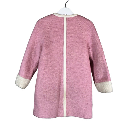 Tyttöjen John Lewis - Villakangastakki, koko 104 - 110 - Vaaleanpunainen (2)