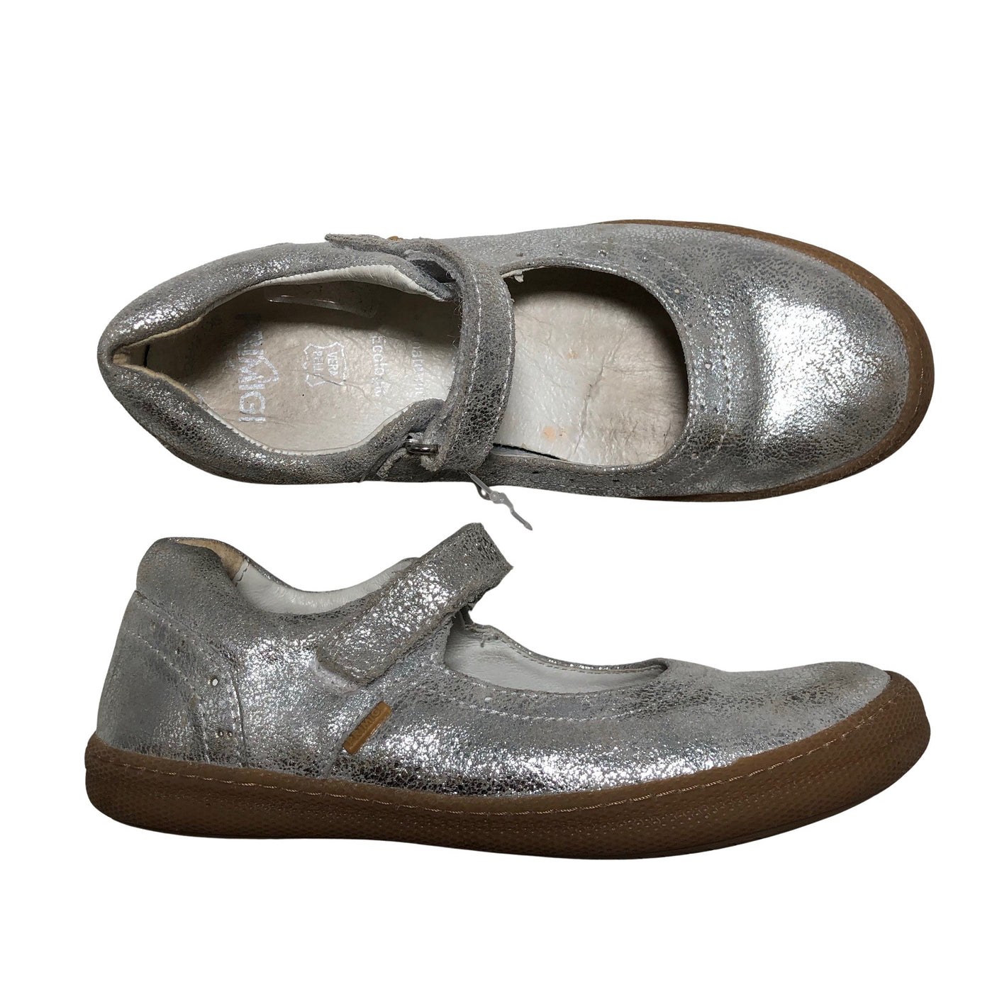 Tyttöjen Primigi - Loaferit, koko 33 - Hopea (1)