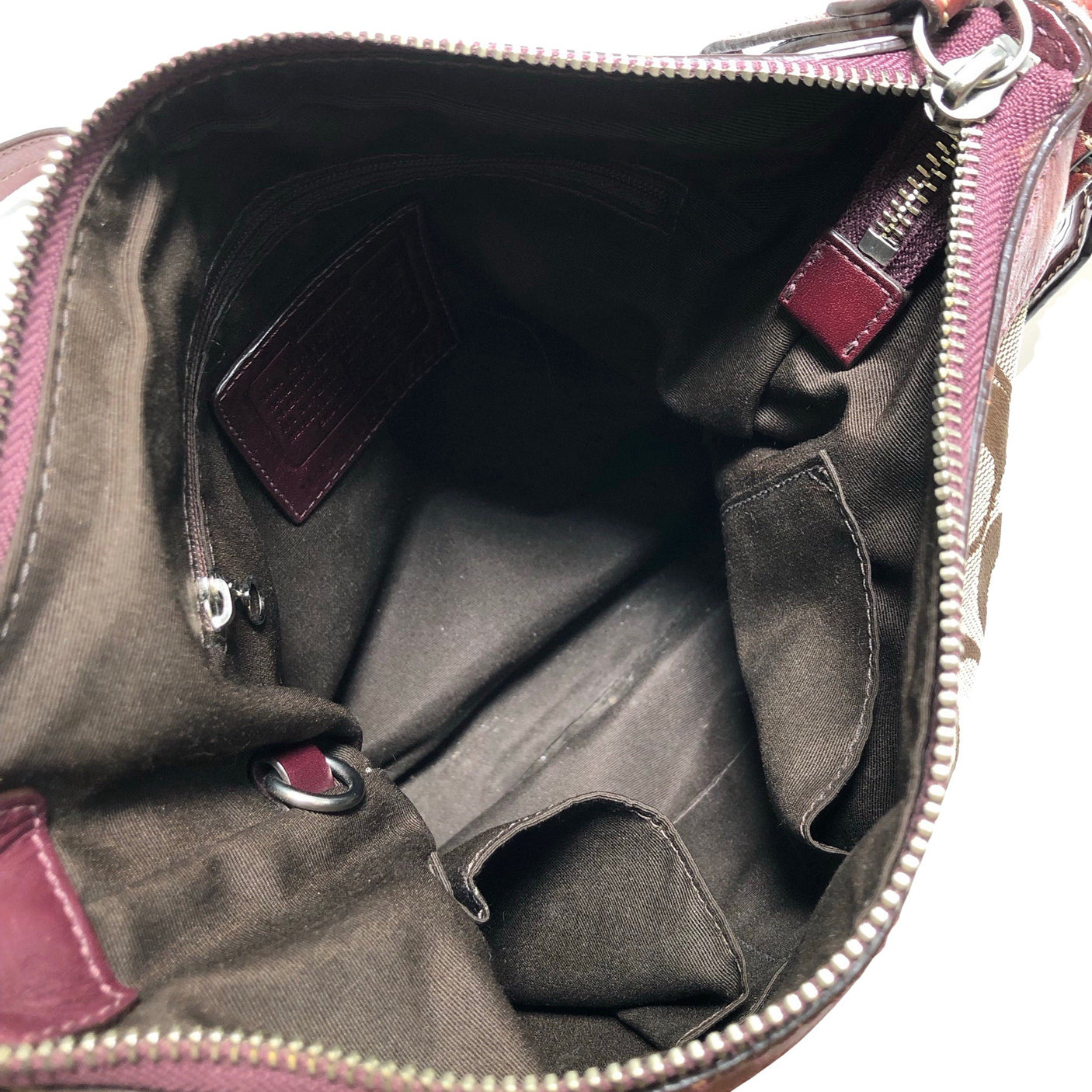 Naisten Coach - Olkalaukku, koko Midi - Beige (3)