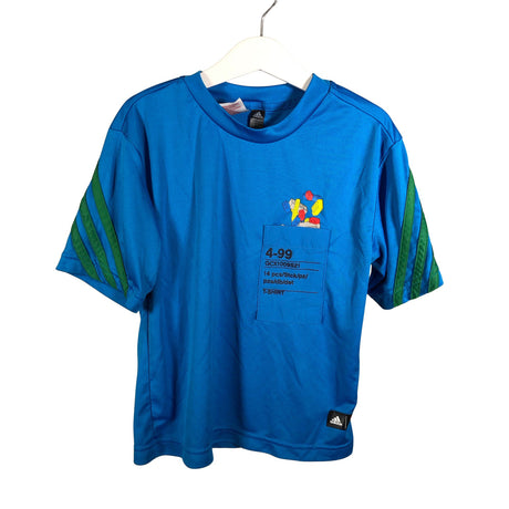 Unisex Adidas - Urheilupaita, lyhyet hihat, koko 116 - 122 - Sininen ()