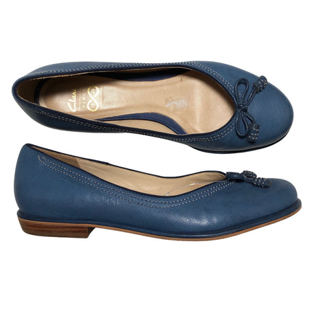 Naisten Clarks - Ballerinat, koko 39 - Sininen ()
