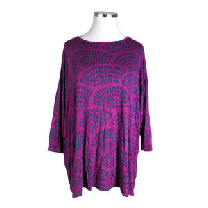 Naisten Marimekko - Trikootunika, koko 44 - Violetti (1)