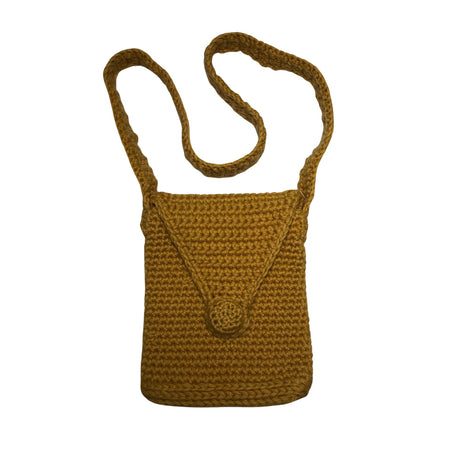 Naisten Handmade - Olkalaukku, koko Mini - Keltainen ()